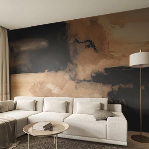 Fototapeta Premium Canvas - Abstrakcja intrygująca - Abstrakcja, Dym, Minimalistyczny - 300x210 cm
