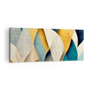 Obraz na płótnie - Rytm i falowanie - 100x40 cm