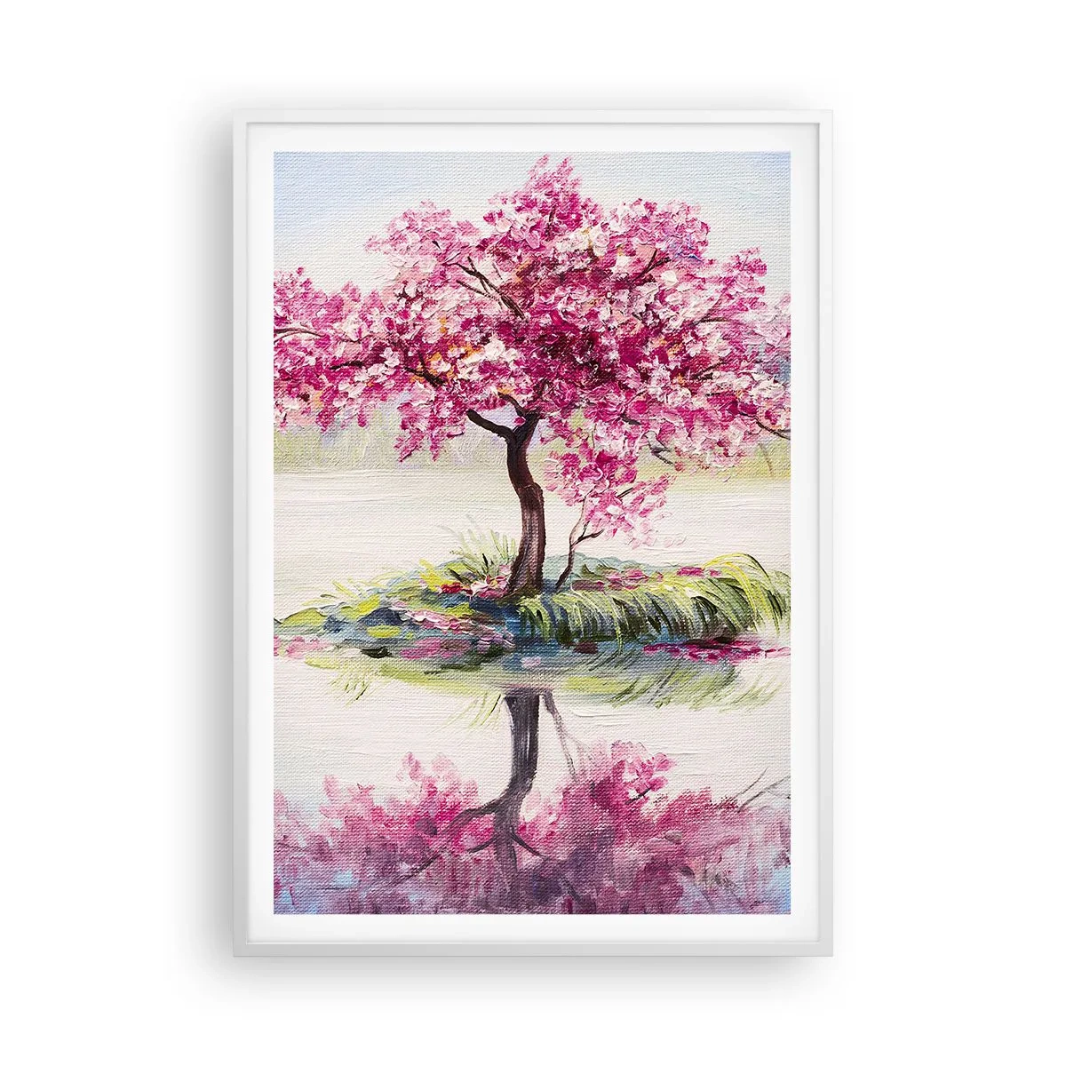 Plakat w białej ramie - Święto wiosny - 70x100 cm