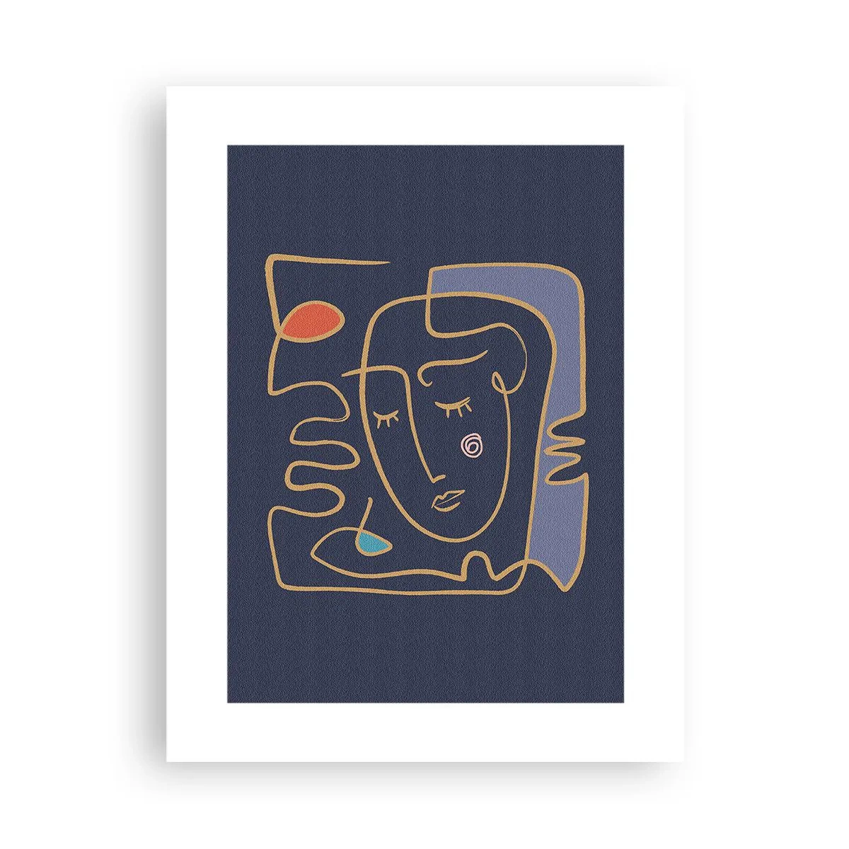 Plakat - W zamyśleniu - 30x40 cm