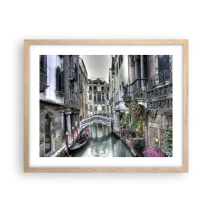 Plakat w ramie jasny dąb - Od wieków w cichej zadumie - 50x40 cm