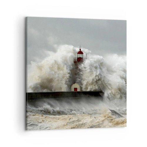 Obraz na płótnie - Gniew oceanu - 50x50 cm