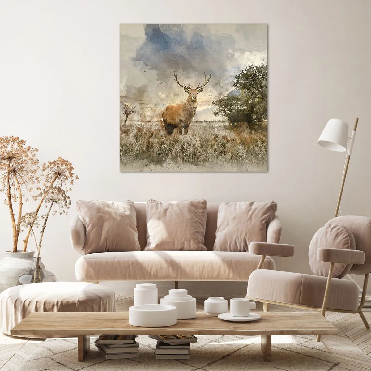 Obraz na płótnie - Godność - siła - dostojeństwo - 50x50 cm