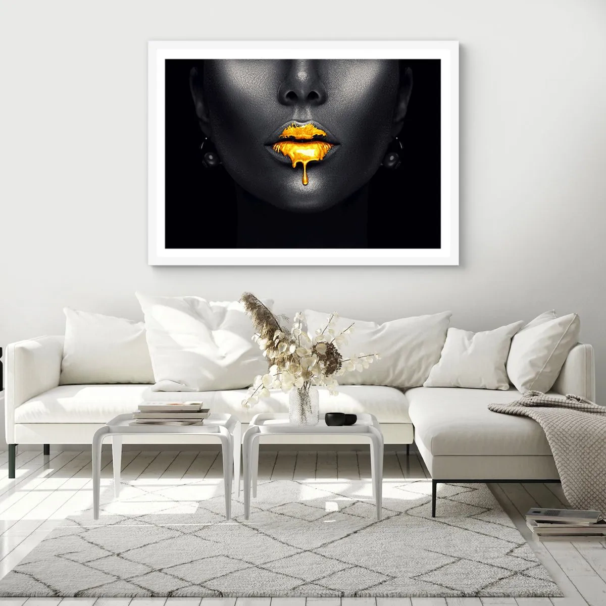 Plakat w białej ramie - Złotousta - 70x50 cm