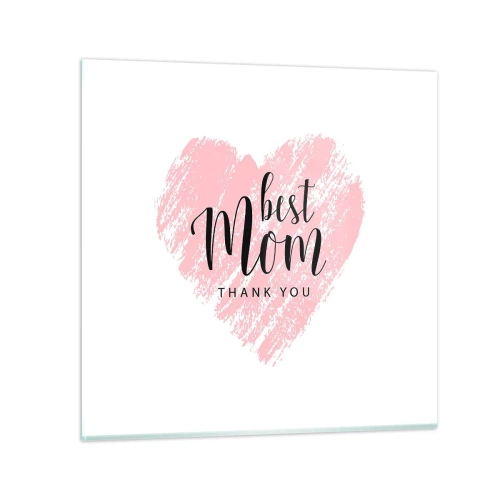 Obraz na szkle - Zawsze odpowiedni moment - 40x40 cm