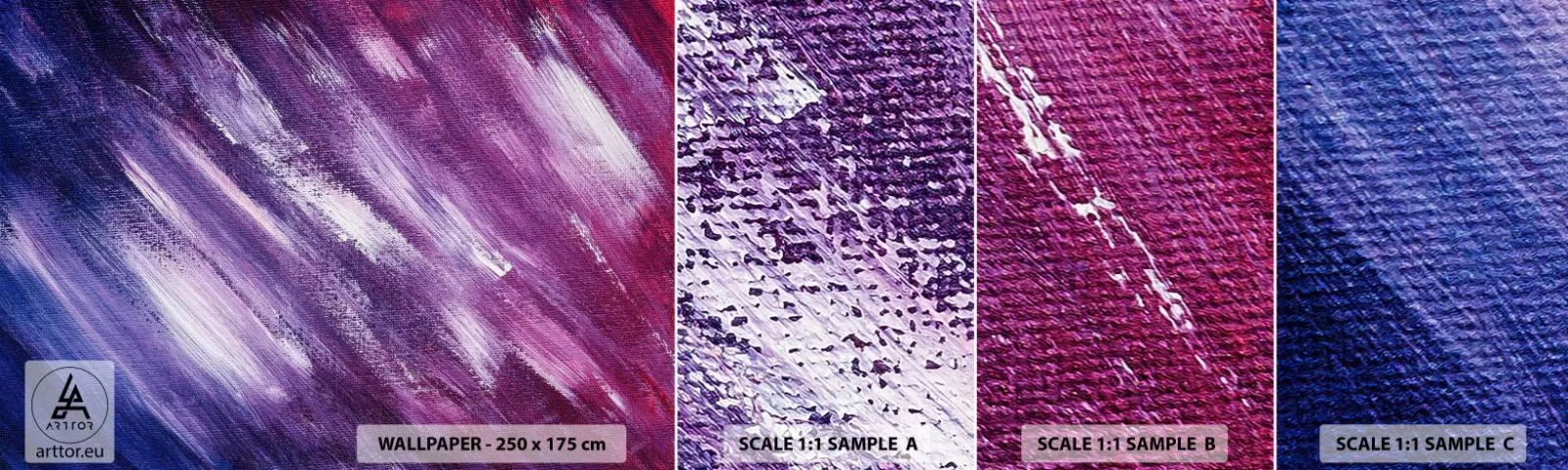 Fototapeta Próbka Samoprzylepna Deluxe Sticker - Gdy wieje słoneczny wiatr - Abstrakcja, Sztuka, Nowoczesny Wzór - 100x30 cm