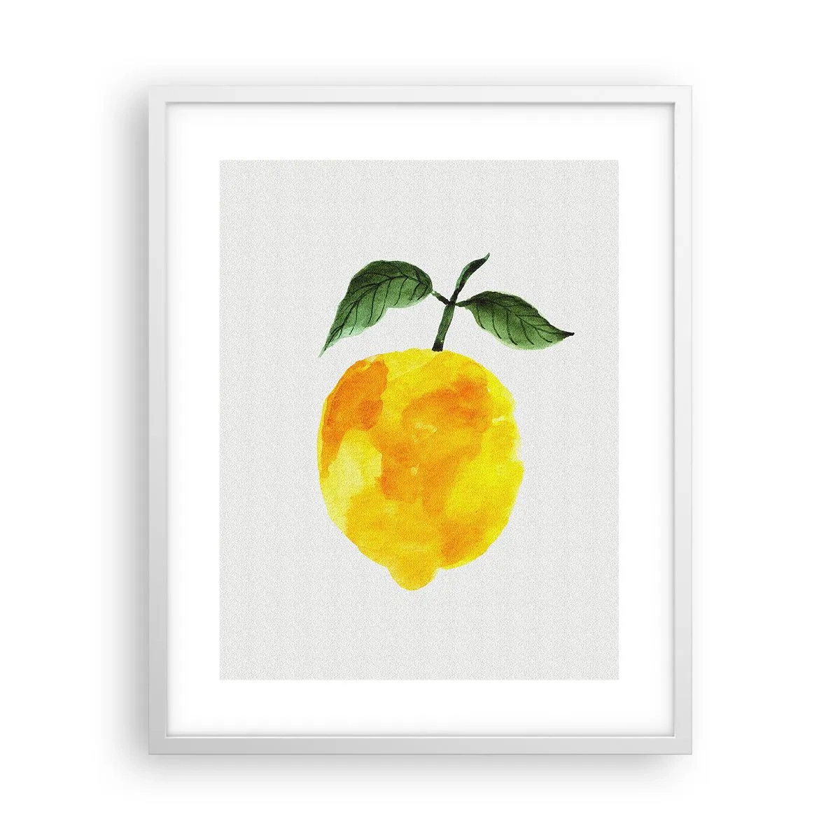 Plakat w białej ramie - Jak poznać smak słońca - 40x50 cm