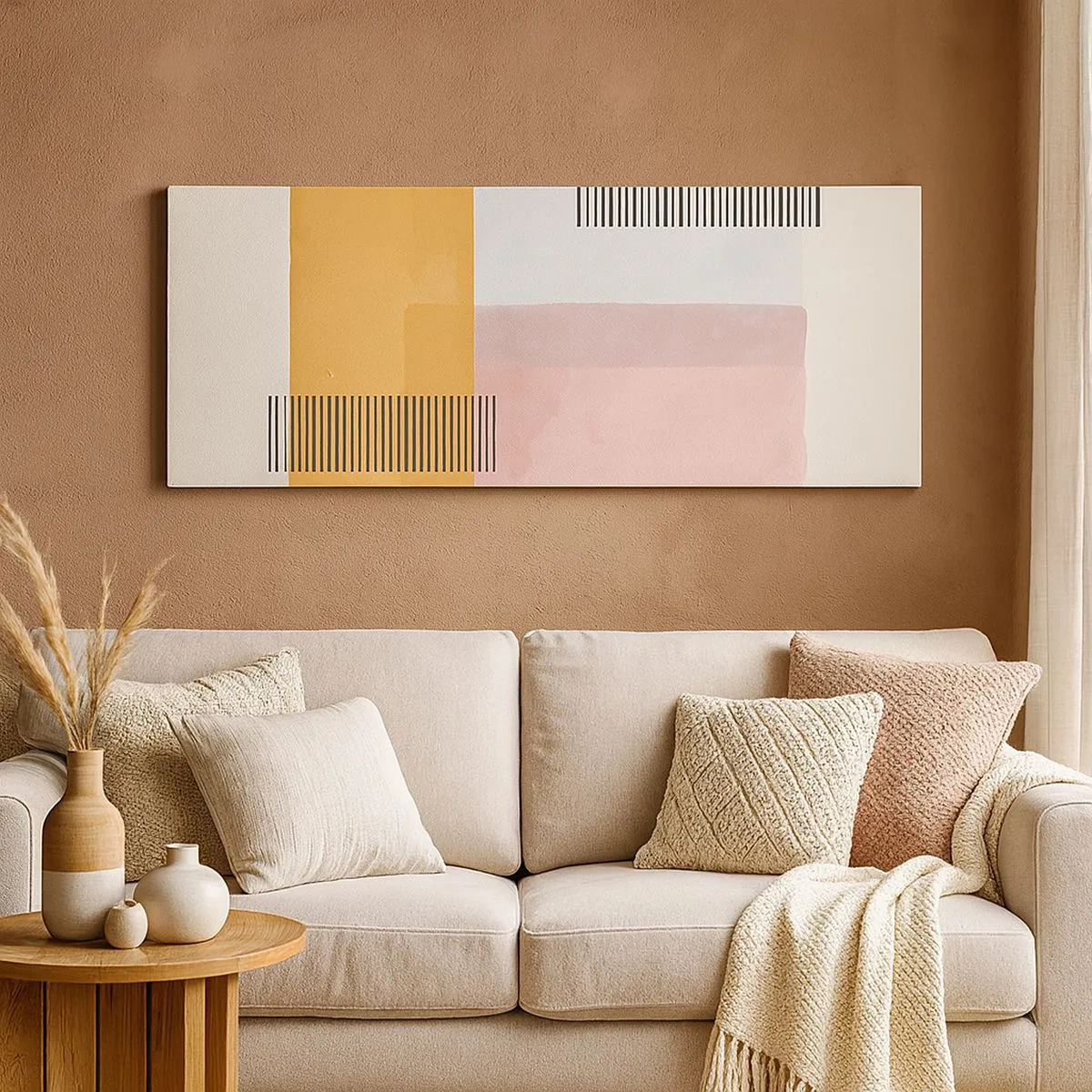 Obraz na płótnie - Z kąta w kąt - 100x40 cm