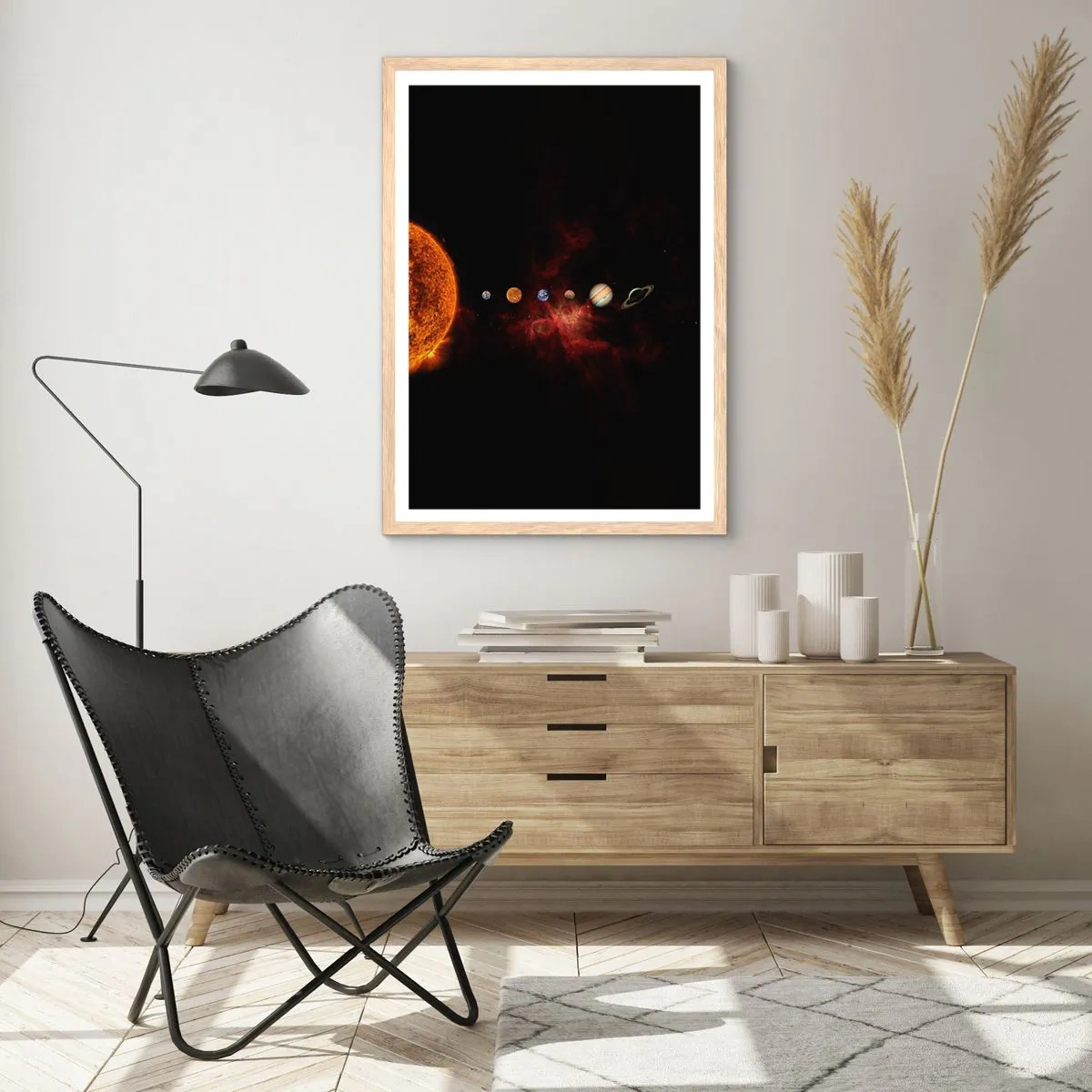 Plakat w ramie jasny dąb - Nasza okolica - 61x91 cm