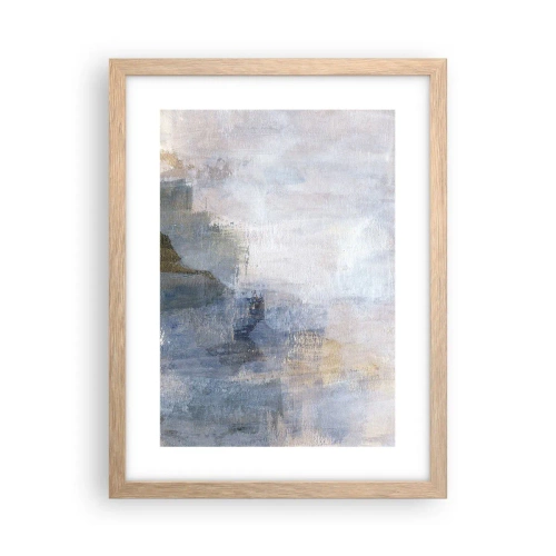 Plakat w ramie jasny dąb - Tony i akordy barw - 30x40 cm