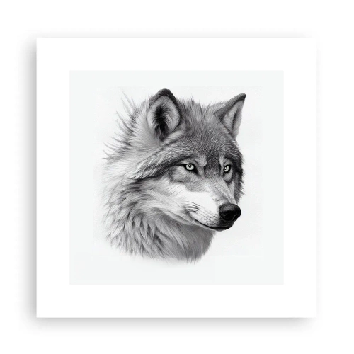Plakat - Alfa – bez wątpienia - 30x30 cm