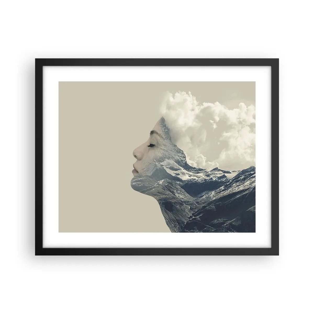 Plakat w czarnej ramie - Uroda żywiołów - 50x40 cm