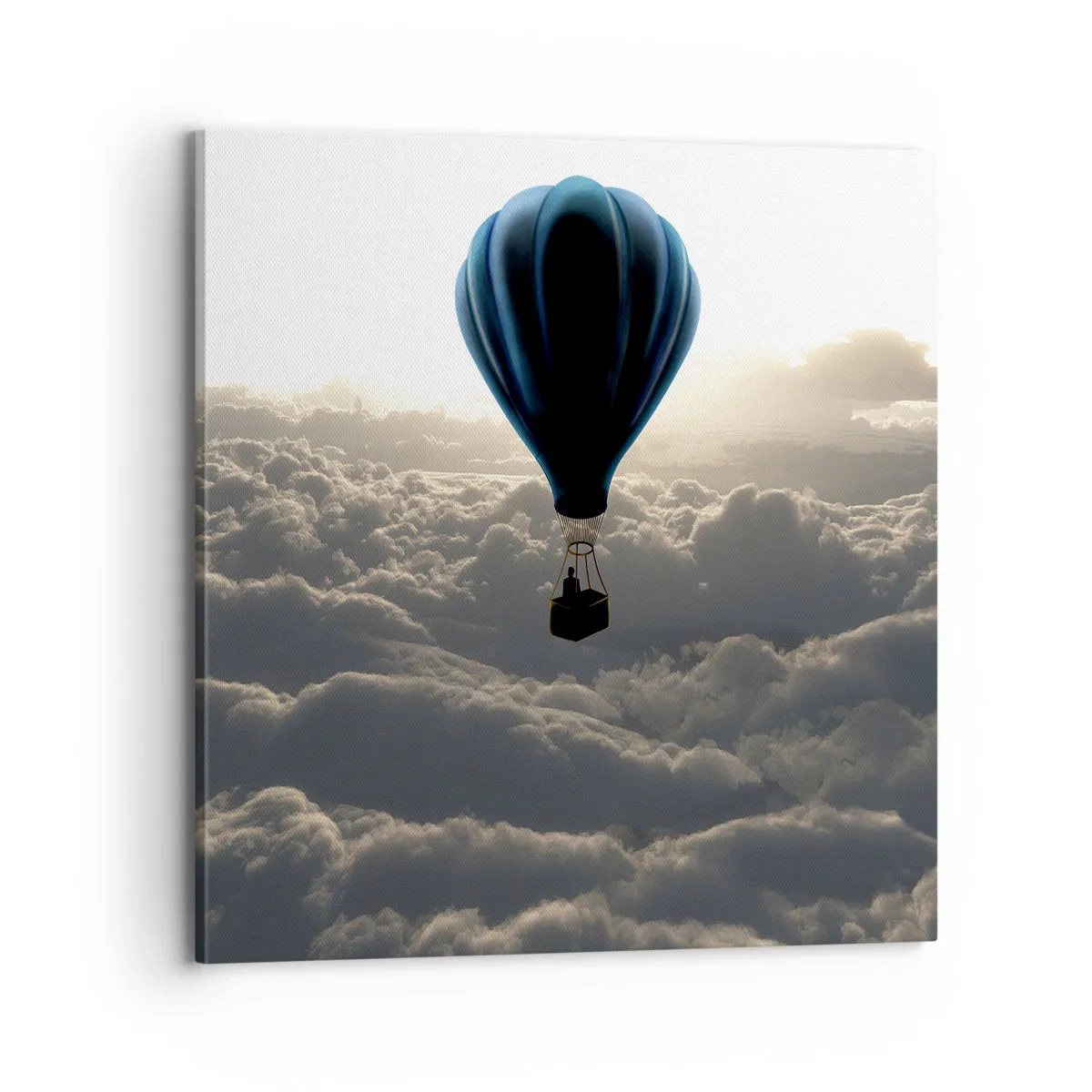 Obraz na płótnie - Wędrowiec ponad chmurami - 70x70 cm