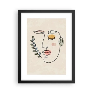 Plakat w czarnej ramie - Spokój odnaleziony - 30x40 cm