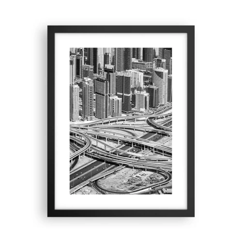 Plakat w czarnej ramie - Dubaj – miasto niemożliwe - 30x40 cm