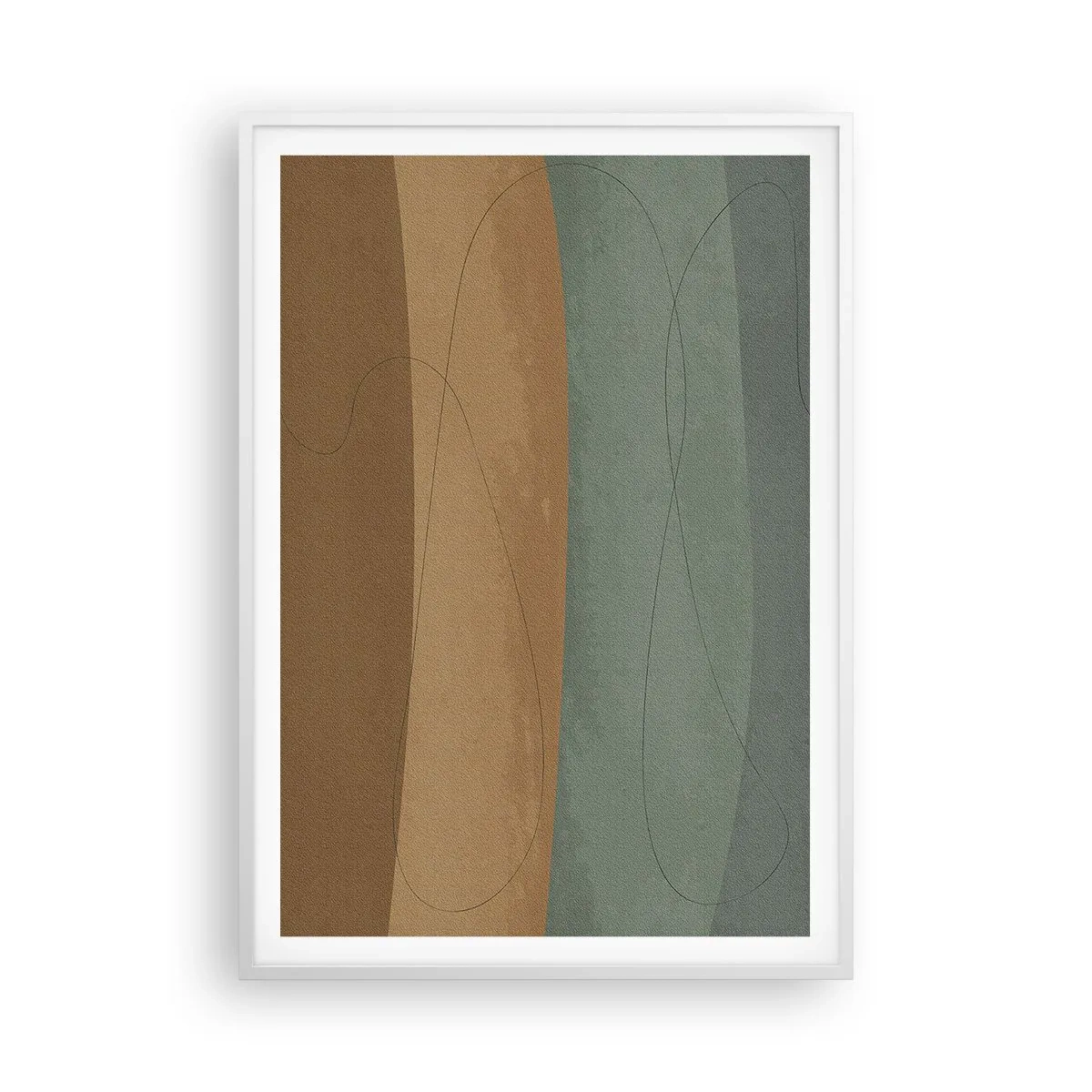 Plakat w białej ramie - Kompozycja horyzontalna - 70x100 cm