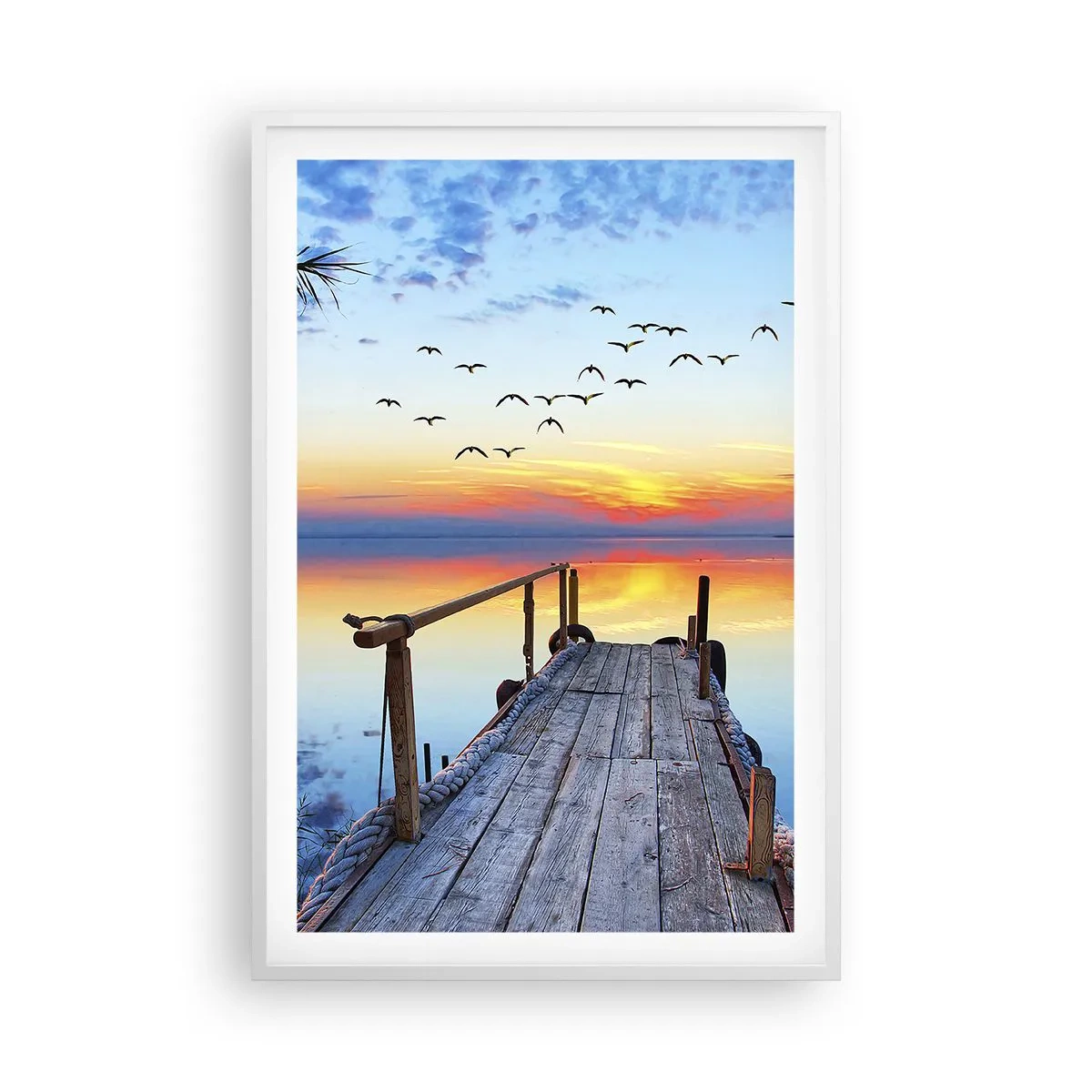 Plakat w białej ramie - Pora wracać… - 61x91 cm