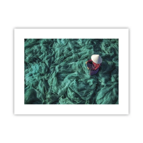 Plakat - W morzu sieci - 40x30 cm