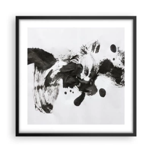 Plakat w czarnej ramie - W szaleństwie metoda? - 50x50 cm