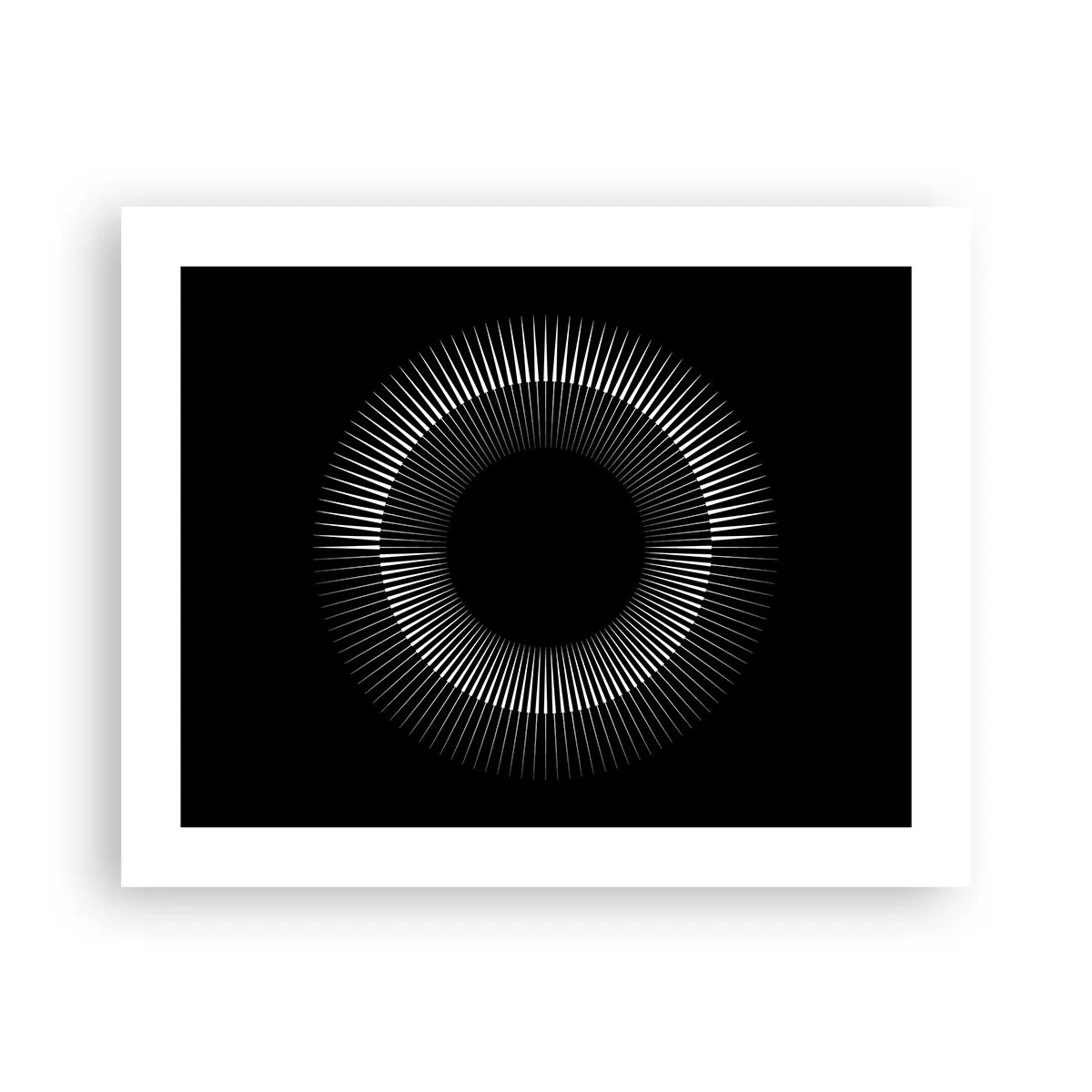Plakat - Czarne Słońce - 50x40 cm