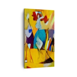 Obraz na płótnie - Słońce - życie - radość - 45x80 cm