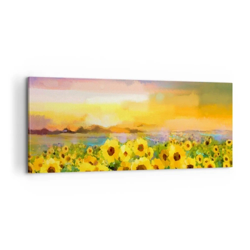Obraz na płótnie - Samo słońce zstąpiło na ziemię - 100x40 cm