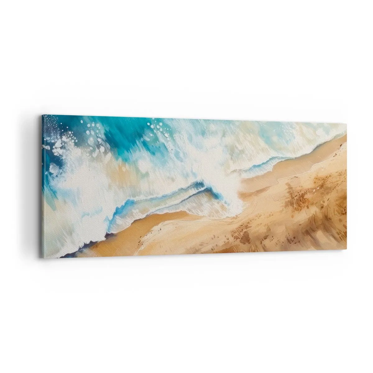 Obraz na płótnie - Powracająca fala - 100x40 cm