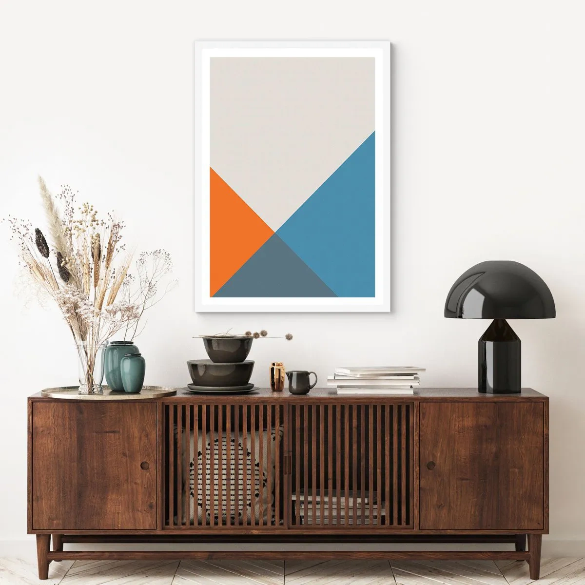Plakat w białej ramie - Pod kątem… - 61x91 cm