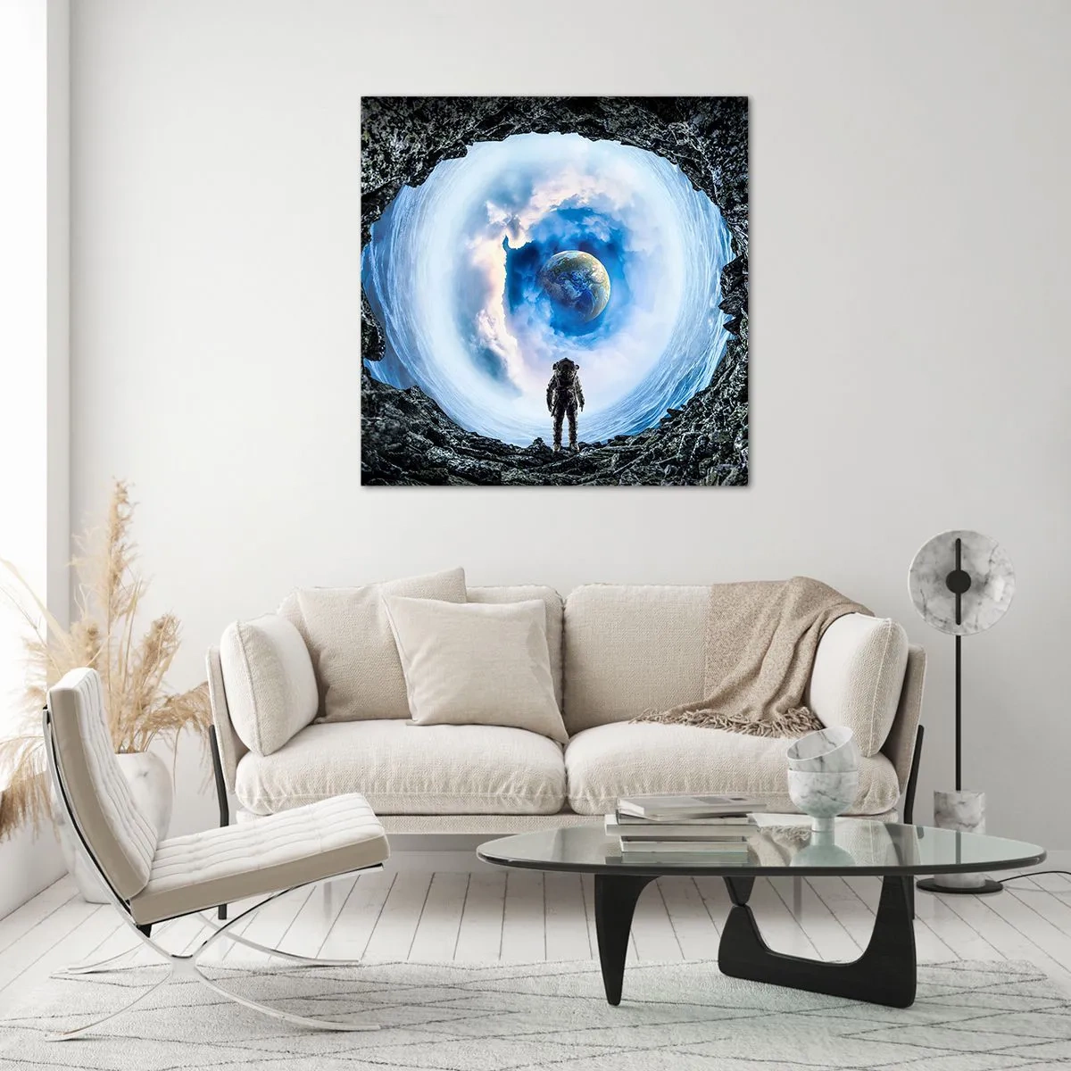 Obraz na szkle - Już niedaleko do domu - 70x70 cm