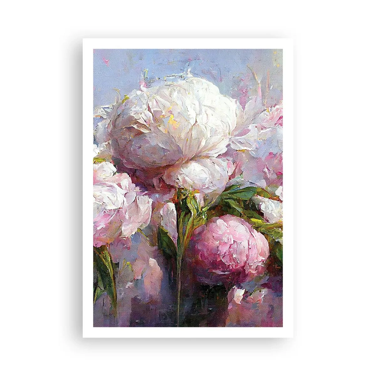 Plakat - Kipiący życiem bukiet - 70x100 cm