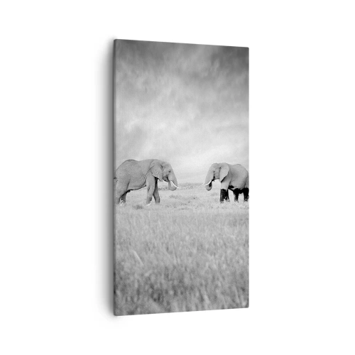 Obraz na płótnie - Szare jest piękne - 55x100 cm