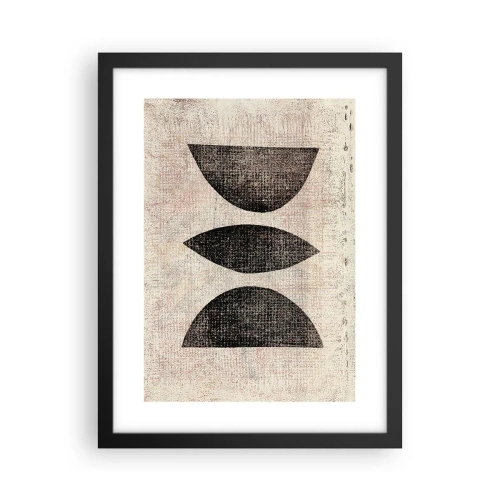 Plakat w czarnej ramie - Etniczna abstrakcja - 30x40 cm