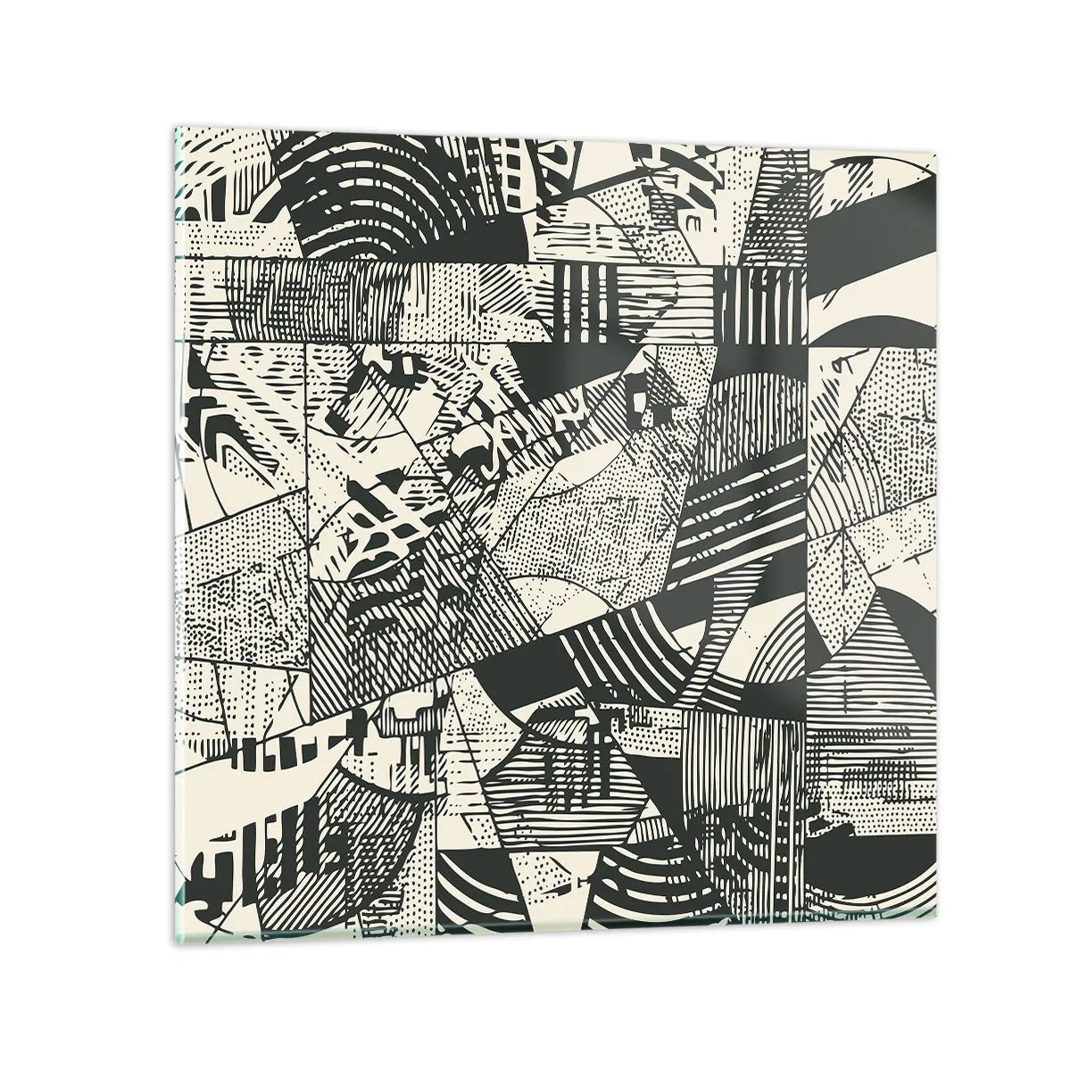 Obraz na szkle - Dynamika współczesności - 40x40 cm
