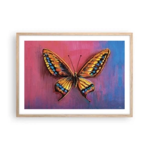 Plakat w ramie jasny dąb - Klejnot natury - 70x50 cm