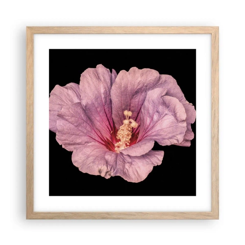 Plakat w ramie jasny dąb - Prosto do serca - 40x40 cm