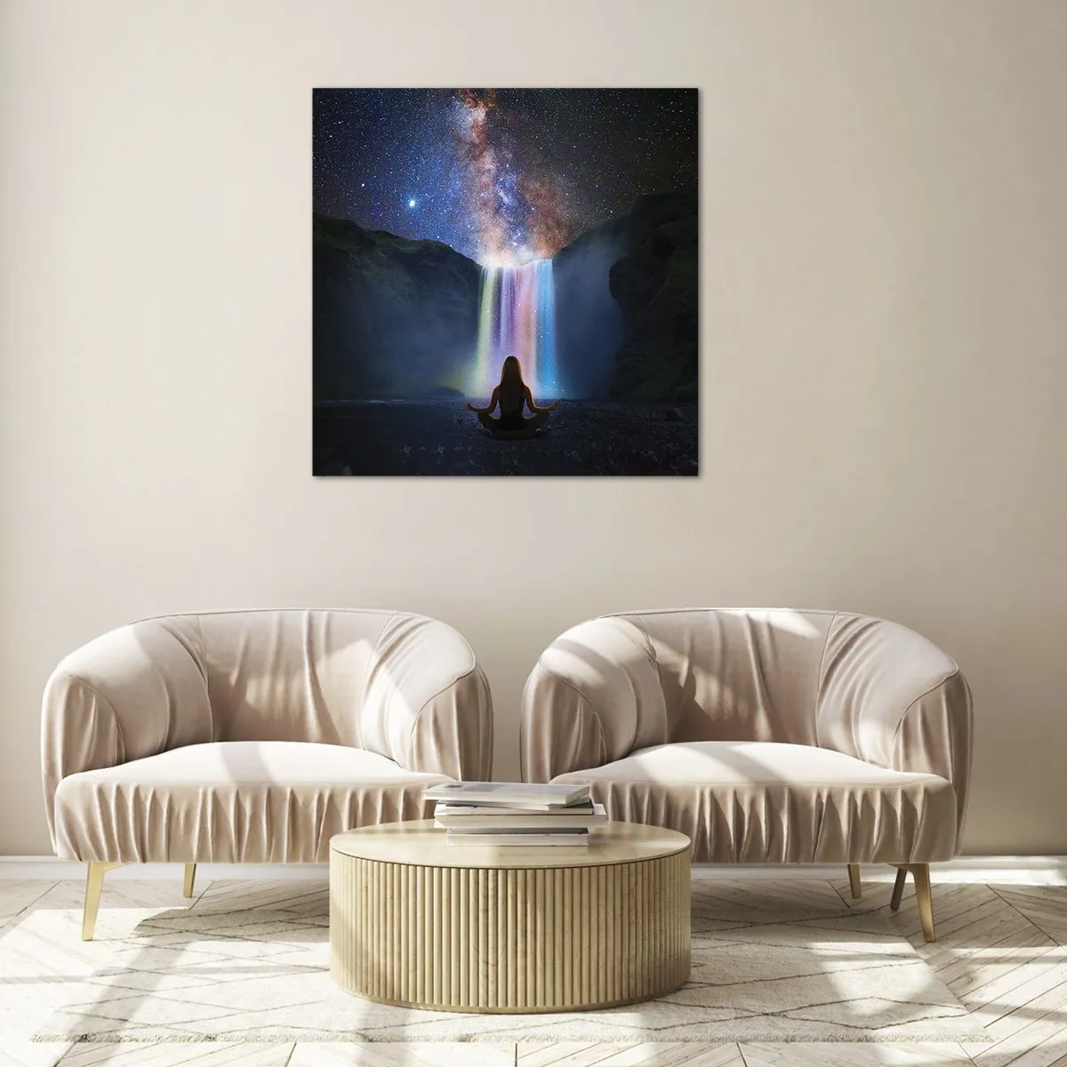 Obraz na szkle - Absolutna harmonia - 70x70 cm