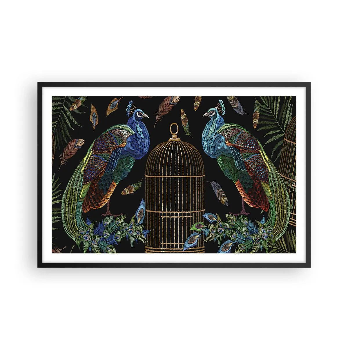 Plakat w czarnej ramie - W królewskich szatach - 91x61 cm