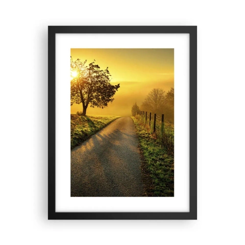 Plakat w czarnej ramie - Miodne popołudnie - 30x40 cm