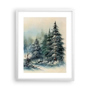 Plakat w białej ramie - Gotowe do Świąt - 40x50 cm