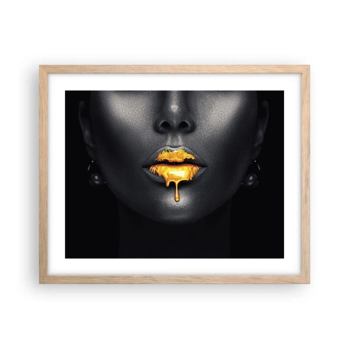Plakat w ramie jasny dąb - Złotousta - 50x40 cm