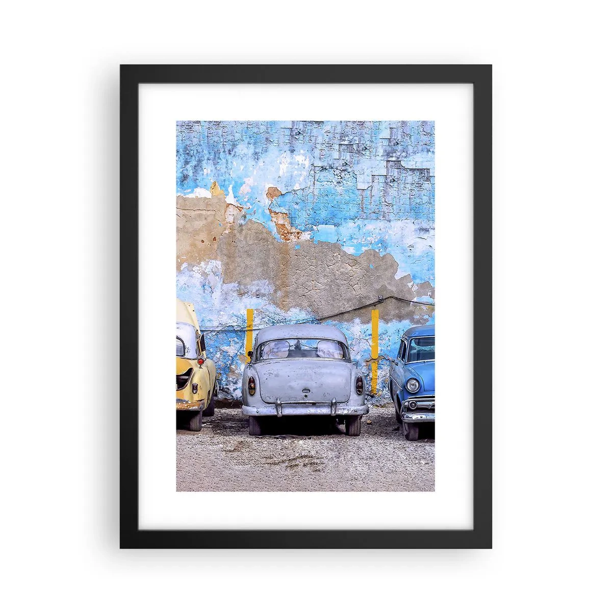 Plakat w czarnej ramie - Spotkanie weteranów - 30x40 cm