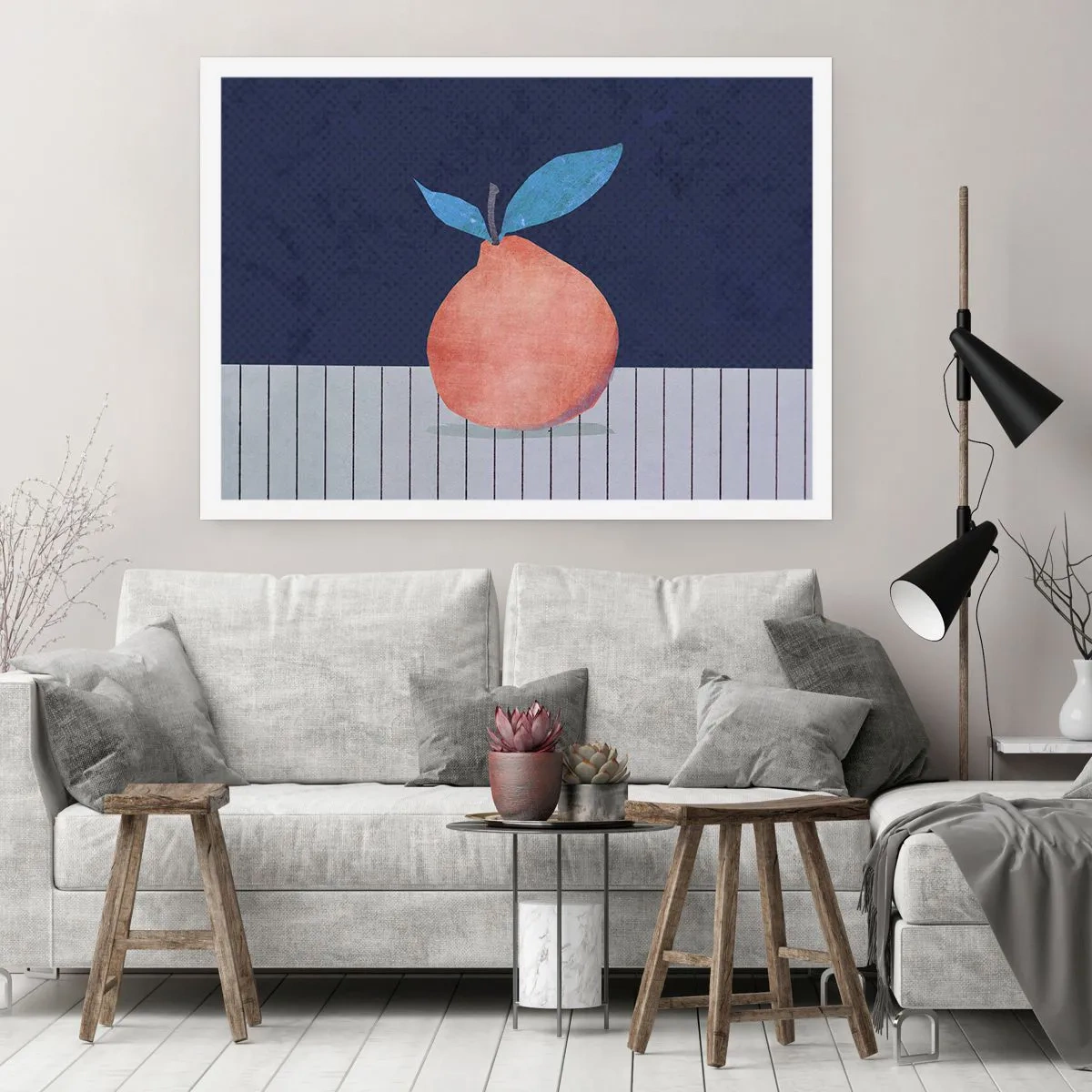 Plakat - Wypukłość i płaszczyzna - 50x40 cm