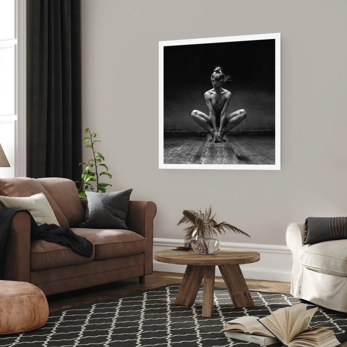 Plakat - Skupienie tanecznej energii - 50x50 cm