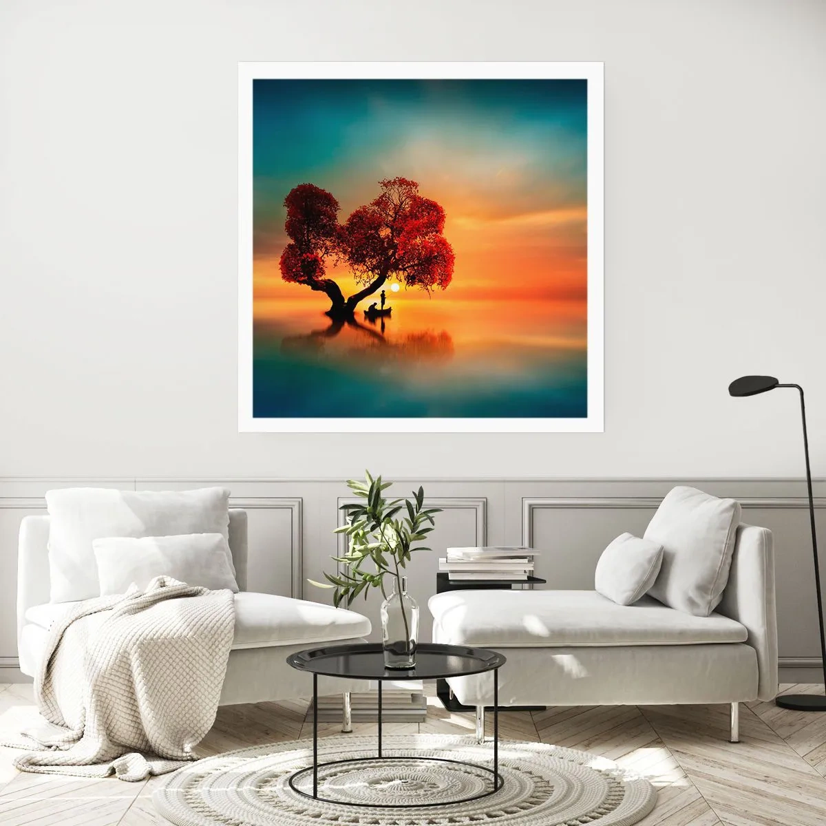 Plakat - Oddaleńcy i ciszyzna bezświata - 60x60 cm