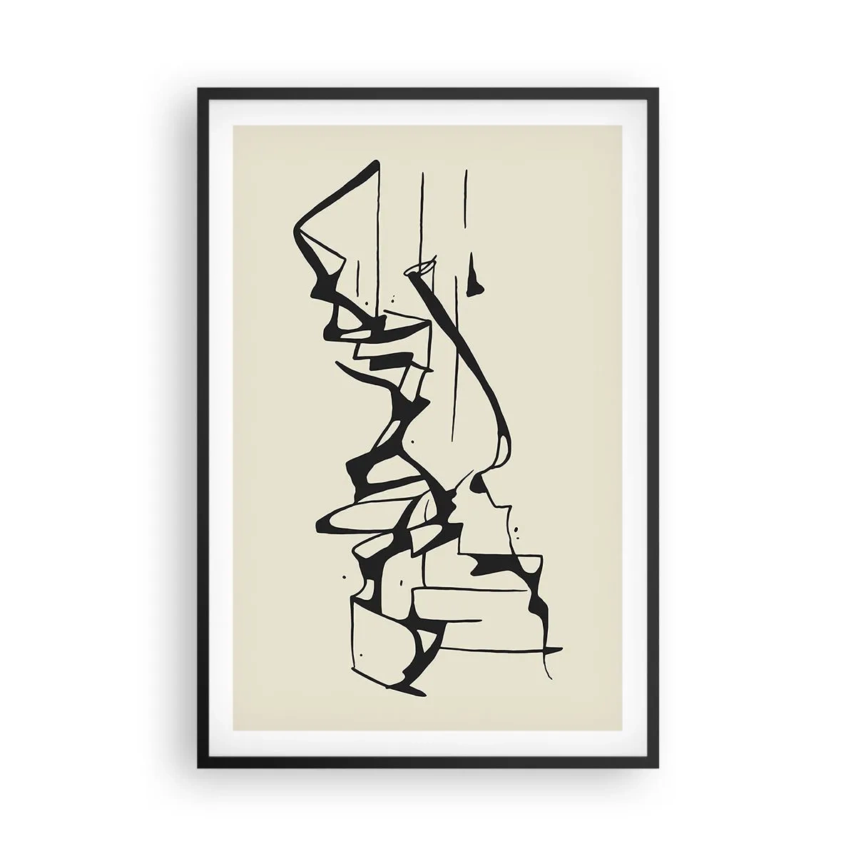 Plakat w czarnej ramie - Być może pejzaż - 61x91 cm