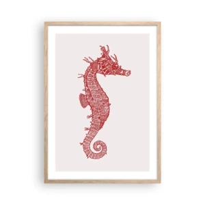 Plakat w ramie jasny dąb - Misterne stworzenie - 50x70 cm