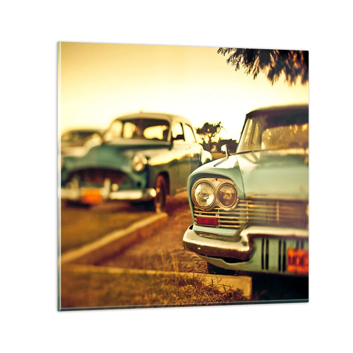 Obraz na szkle - Poczekamy, zobaczymy - 70x70 cm