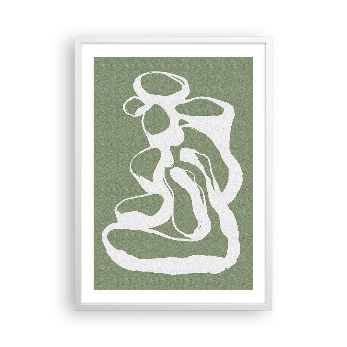 Plakat w białej ramie - Wołanie przestrzeni - 50x70 cm