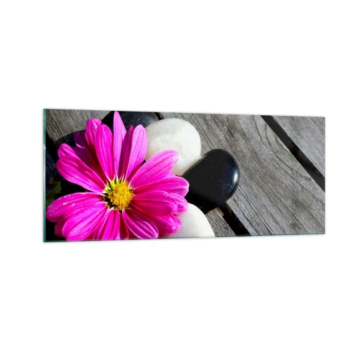 Obraz na szkle - Odpoczynek na pomoście - 100x40 cm