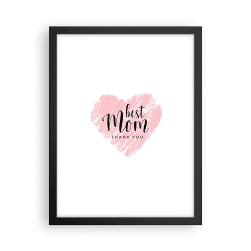 Plakat w czarnej ramie - Zawsze odpowiedni moment - 30x40 cm